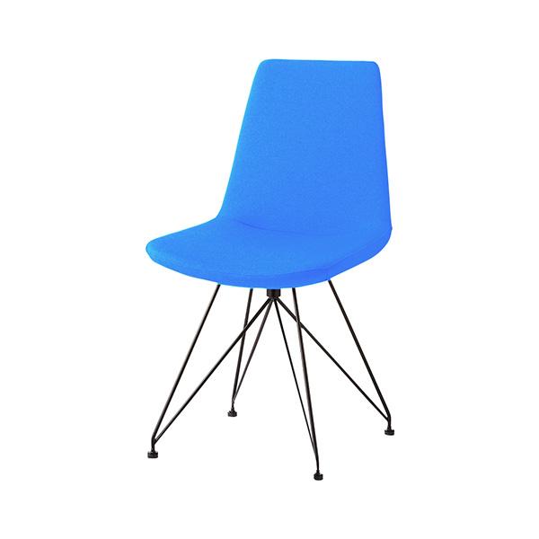 QUON(クオン) ネスタ PVC(プレザント) ミーティングチェア ラウンジチェア 粉体塗装 幅4...