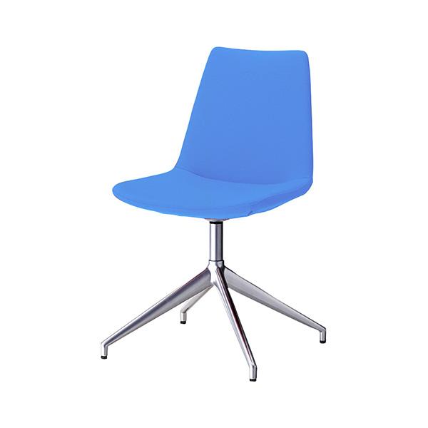 QUON(クオン) ネスタDK PVC(プレザント) 回転式 ミーティングチェア ラウンジチェア ク...