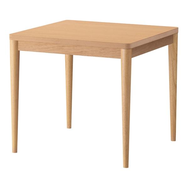 QUON(クオン) 木製会議テーブル ミーティングテーブル 木脚(丸) 幅800×奥行800×高さ7...