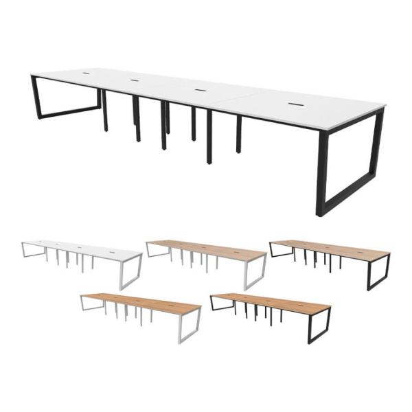 フリーアドレスデスク 会議用テーブル ミーティングテーブル リスム Lism フリーアドレス用テーブ...