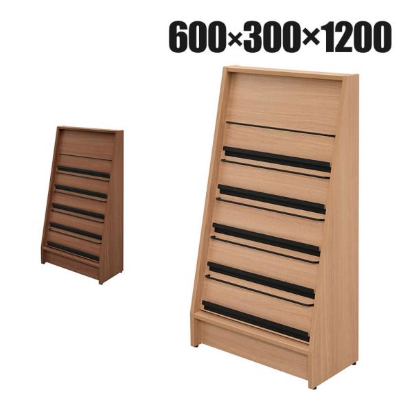 ミーツ MEETS カタログスタンド ダブル 幅600×奥行300×高さ1200mm