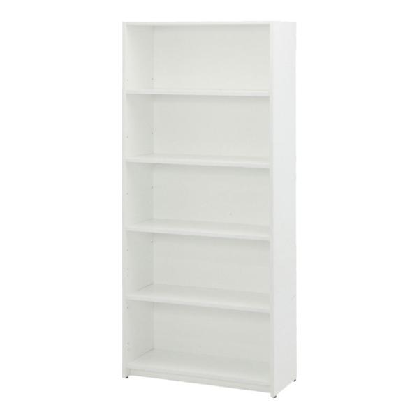 ウッドカルテシェルフ オープン書庫 収納 5段A4タテ 幅820×奥行360×高さ1850mm