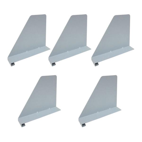 コロブックエンド 棚板厚15mm 5個入り 幅50×奥行240×高さ220mm