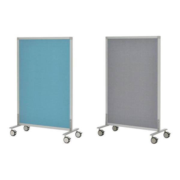 スクリーン 掲示板 パーテーション オフィス 幅800mm ロータイプ キャスター付き 布張り パー...