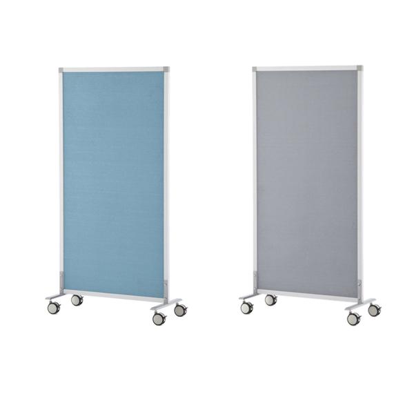 スクリーン 掲示板 パーテーション オフィス 幅800mm キャスター付き 布張り パーティション ...
