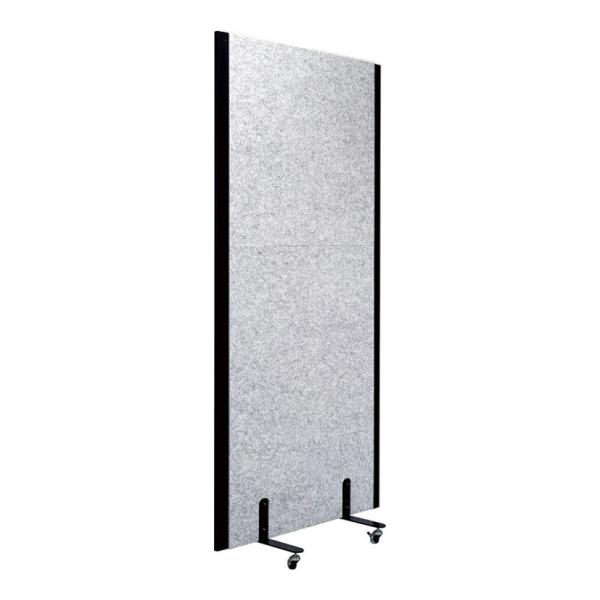 ブラック:2026年1月中旬入荷予定 REMUTE リミュート 吸音パーティション キャスター付き ...