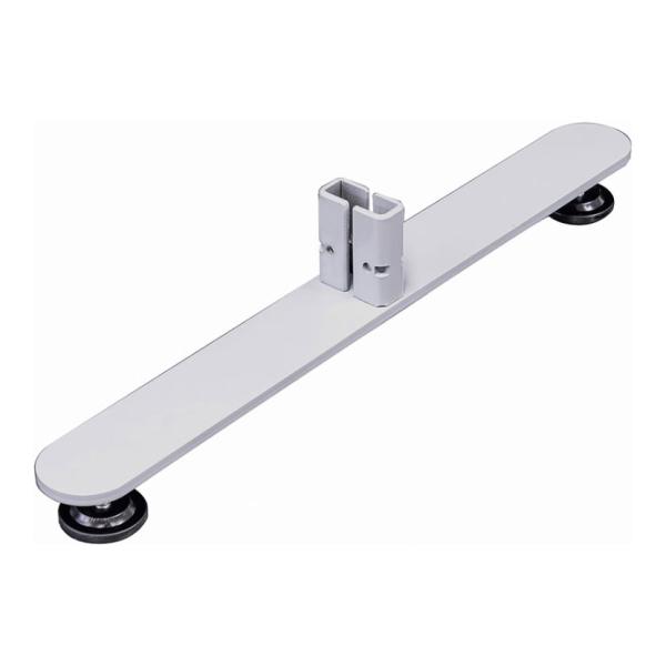 オプション REMUTE リミュート 吸音連結パーティション用安定脚 グレー 幅46×奥行420×高...