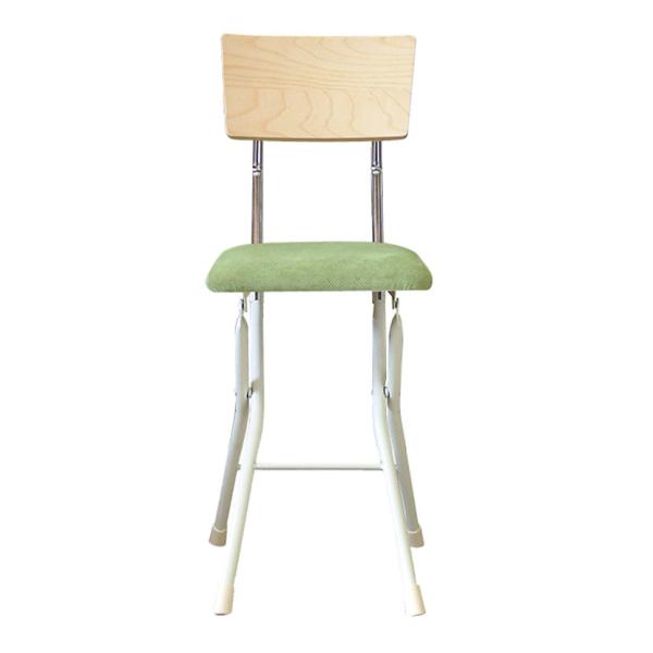 2脚セット アッシュウッドチェア 幅320×奥行460×高さ760mm 折りたたみパイプ椅子 国産 ...