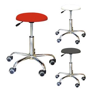 高田ベッド製作所 病院 診察 施術椅子 丸イス PTスツールS(キャスター
