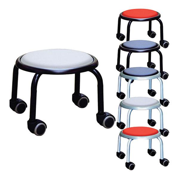 ローキャスター ボン 高耐荷重(100kg)強じん脚キャスターチェアー 低座位作業用チェアー スタッ...