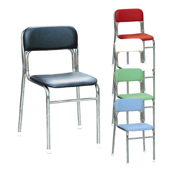 リブラチェアー 座面高420mm 待合椅子 クロムメッキ仕様 完成品 日本製