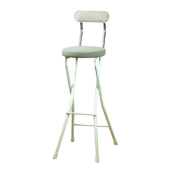 セレナチェア ハイトール フォーディングチェア コンパクト 耐荷重80kg 幅370×奥行440×座...