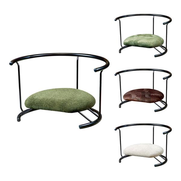 スイングスツール座YOU(ザユー)背付き 幅600×奥行450×高さ340mm 座椅子 揺動座面で骨...