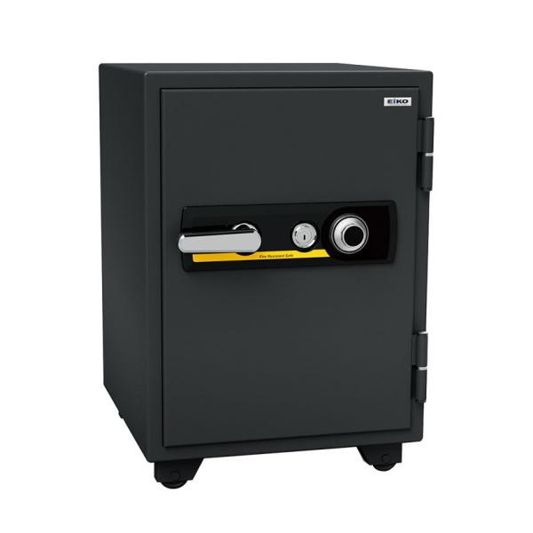 エーコー 家庭用 耐火金庫 ダイヤル式 A4ファイル収納可 自動ロッド装置付き BSD-X 防災対策...