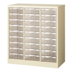 A4判書類整理ケース 床置型 引き出し SE-A4G-P309L スチール トレイキャビネット レタ...