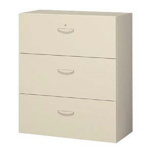 クウォール 3段 ラテラルキャビネット 書庫 収納 高さ1050mm SE-RG45-310D ニュ...