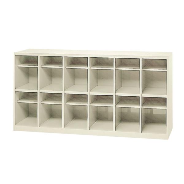 下駄箱 シューズボックス 業務用シューズボックス スチール製 オープンタイプ 6列2段 12人用 中...