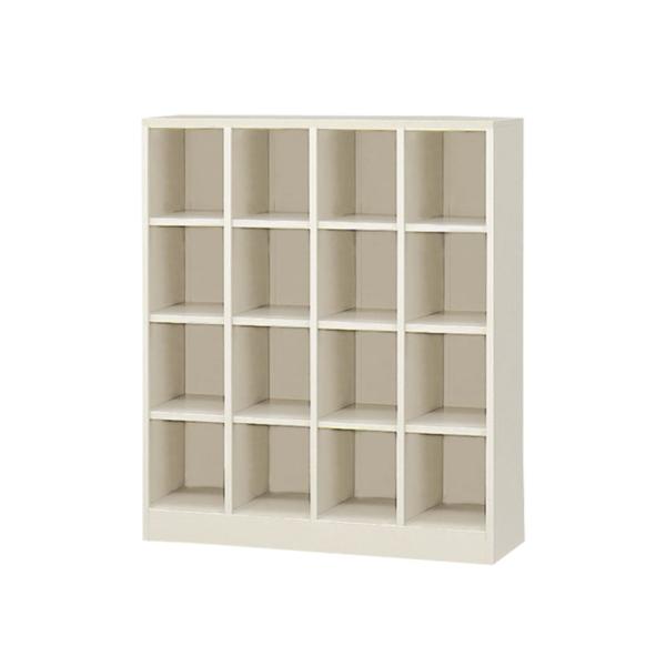 下駄箱 シューズボックス 業務用シューズボックス スチール製 オープンタイプ 4列4段 16人用 S...