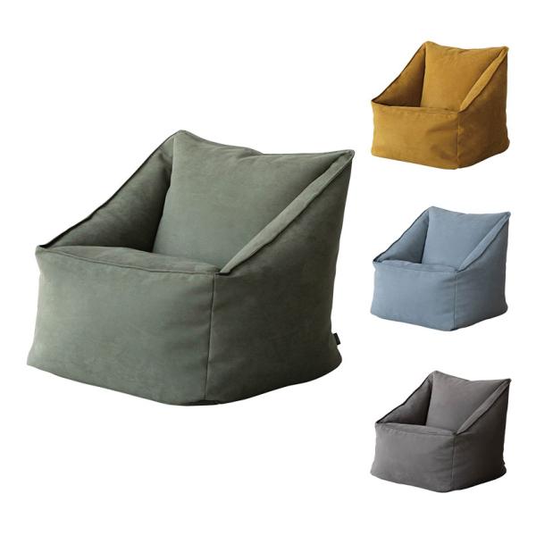 BOB ボブ ビーズクッション 1人掛け ソファ ファブリック コンパクト リビング CRUSH ク...