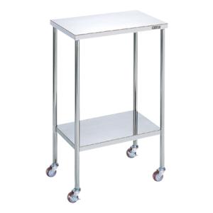 サカエ ステンレスCSワゴン SUS304 ナイロンウレタン車 棚板2段 耐荷重25kg/段 幅48...