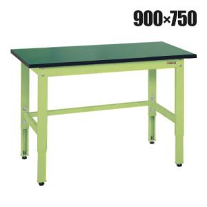 抗菌加工 サカエ 軽量高さ調整作業台TKK8タイプ 改正RoHS10物質対応 TKK8-097FE ...