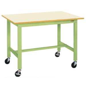 サカエ 軽量作業台KKタイプ 移動式 直進安定金具無し 幅1500×奥行750×高さ840mm KK...
