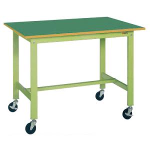 サカエ 軽量作業台KHタイプ 移動式 直進安定金具無し 幅900×奥行750×高さ900mm KH-...