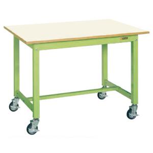 サカエ 中量作業台KTタイプ 移動式 幅900×奥行750×高さ825mm KT-393IGB