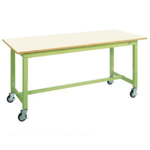 サカエ 中量作業台KTタイプ 移動式 幅1800×奥行900×高さ825mm KT-703IGB