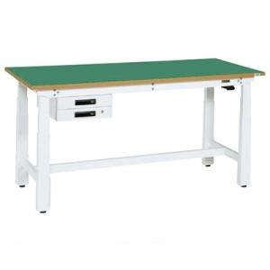 サカエ 電動昇降作業台 重量タイプ 幅1800×奥行900×高さ630〜1280mm DKN-189...