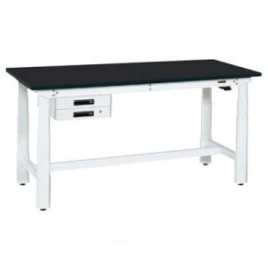 サカエ 電動昇降作業台 重量タイプ 幅1500×奥行750×高さ630〜1280mm DKN-157...