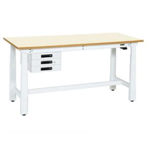 サカエ 電動昇降作業台 重量タイプ 幅1500×奥行900×高さ630〜1280mm DKN-159...