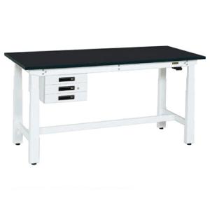 サカエ 電動昇降作業台 重量タイプ 幅1200×奥行750×高さ630〜1280mm DKN-127...