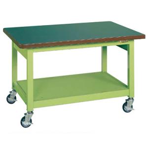 サカエ 重量作業台KWBタイプ 移動式 幅900×奥行800×高さ740mm KWBF-098