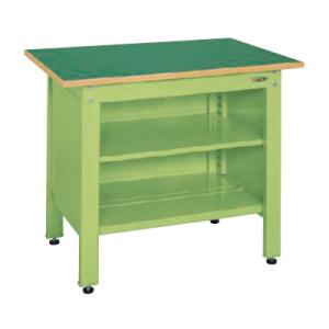 サカエ 一人用作業台CPタイプ 中棚付き 幅900×奥行600×高さ740mm CP-096T