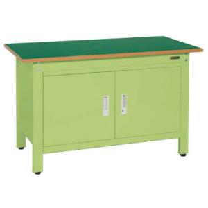 サカエ 軽量一人用作業台扉付き 幅1200×奥行600×高さ740mm CP-126DR