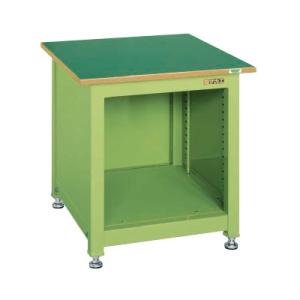 サカエ 一人用作業台KTタイプ 幅700×奥行700×高さ740mm KT-101FEN