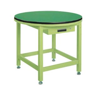 サカエ 回転作業台高さ固定タイプ 改正RoHS10物質対応 直径890×高さ740mm RT-900...