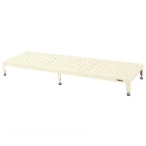 サカエ 足踏台 高床用 幅1200×奥行750×高さ180〜280mm JA-1275NI