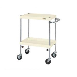 サカエ CSパールワゴン 高さ調整タイプ 幅750×奥行500×高さ725〜975mm TCSP-7...