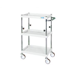 サカエ CSパールワゴン 高さ調整タイプ 幅600×奥行400×高さ850〜1100mm TCSP-...