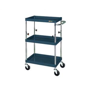 サカエ CSパールワゴン 高さ調整タイプ 幅600×奥行400×高さ850〜1100mm TCSP-...