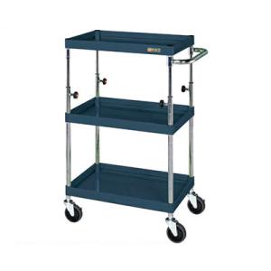 サカエ CSパールワゴン 高さ調整タイプ 幅750×奥行500×高さ850〜1100mm TCSP-...