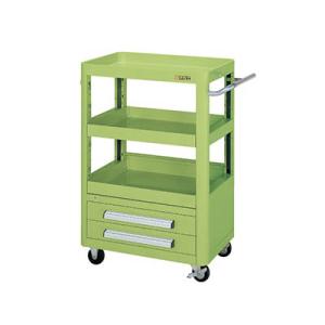 サカエ エースワゴン 天板皿型 幅600×奥行400×高さ880mm B-11A