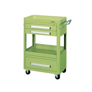 サカエ エースワゴン 天板皿型 幅600×奥行400×高さ880mm A-18A