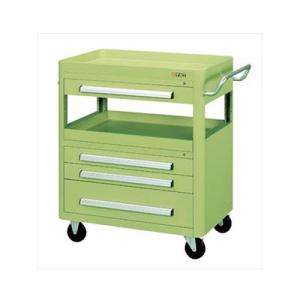 サカエ エースワゴン 天板皿型 幅750×奥行500×高さ880mm A-27B