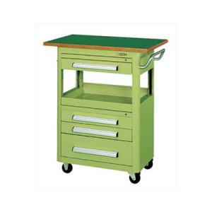 サカエ エースワゴン 天板付き 幅750×奥行500×高さ900mm A-37AT