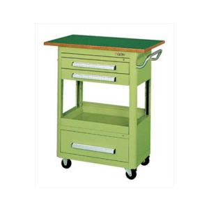 サカエ エースワゴン 天板付き 幅750×奥行500×高さ900mm A-38AT