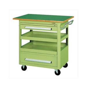 サカエ エースワゴン 天板付き 幅900×奥行600×高さ900mm A-46BT