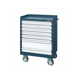 サカエ キャビネットワゴン 幅700×奥行480×高さ1025mm CV-1072DW